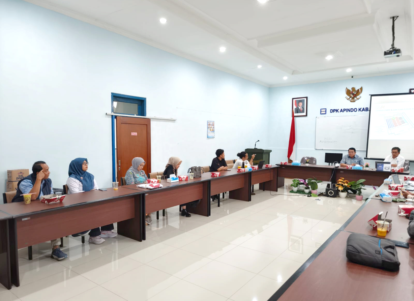 Rapat Koordinasi dengan Tim Pelaksana acara APINDO Expo dan Job Fair